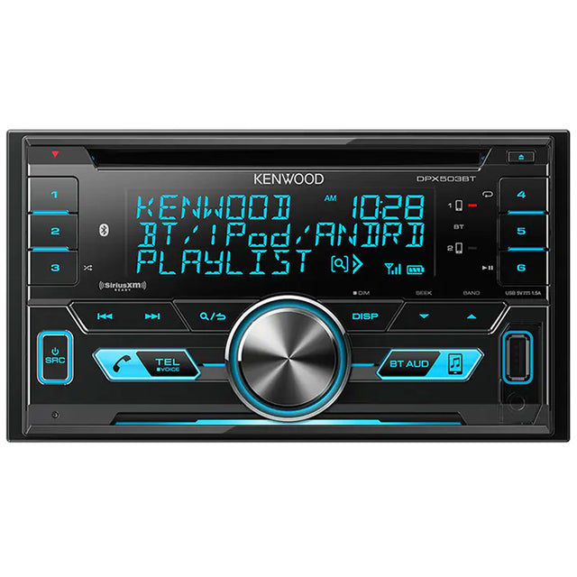 Kenwood DPX505BT 2-DIN CD Receiver with Bluetooth