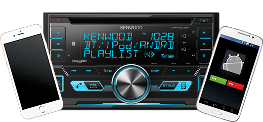 Kenwood DPX505BT 2-DIN CD Receiver with Bluetooth