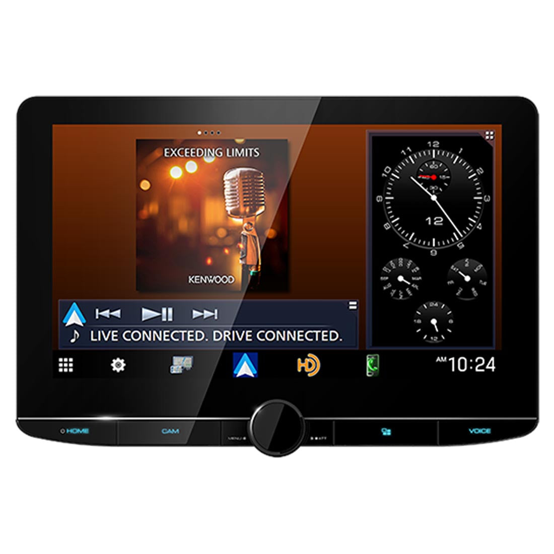 Kenwood eXcelon DAX1050XR 10.1" HD Direct Replacement Digital Multimedia Receiver