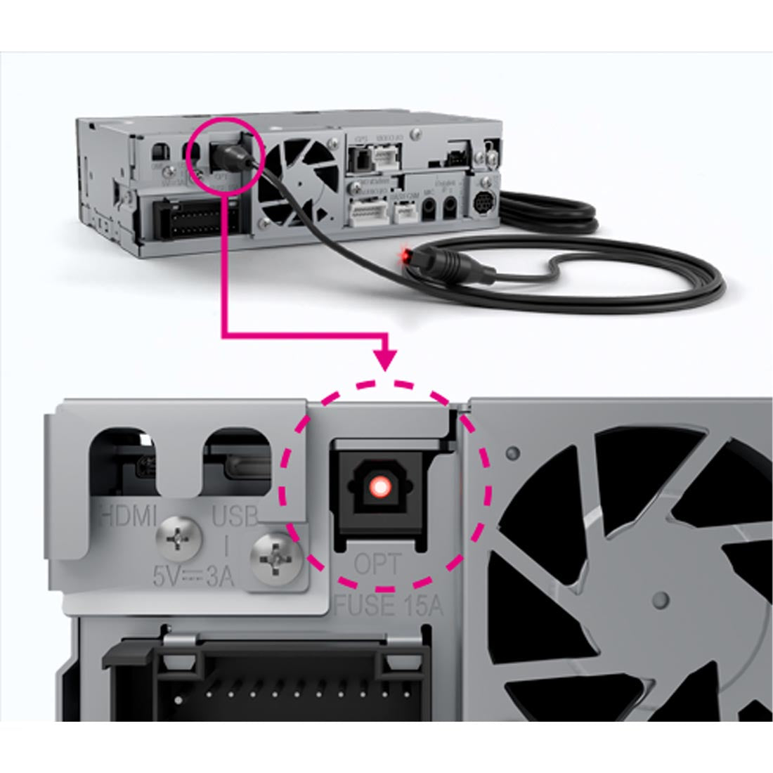 Kenwood eXcelon DAX1050XR 10.1" HD Direct Replacement Digital Multimedia Receiver