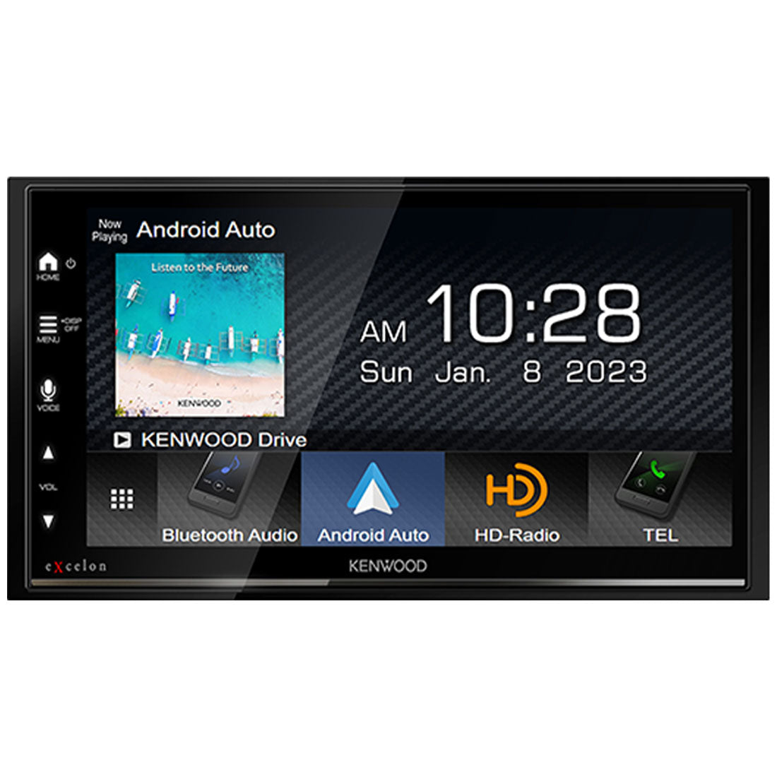 Kenwood eXcelon DMX709S Digital Multimedia Receiver with Bluetooth