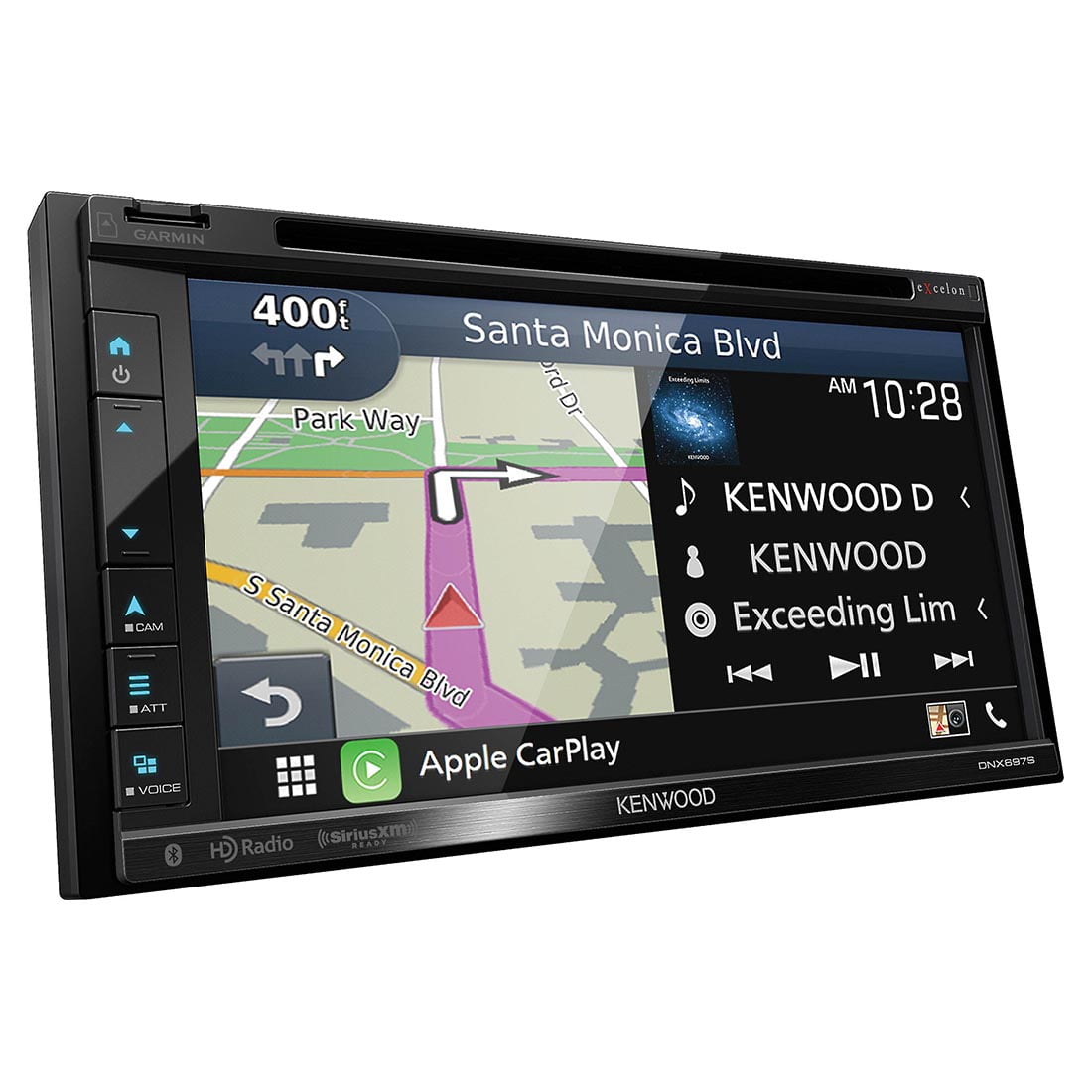 Kenwood eXcelon DNX697S Navigation DVD Receiver with Bluetooth & HD Radio