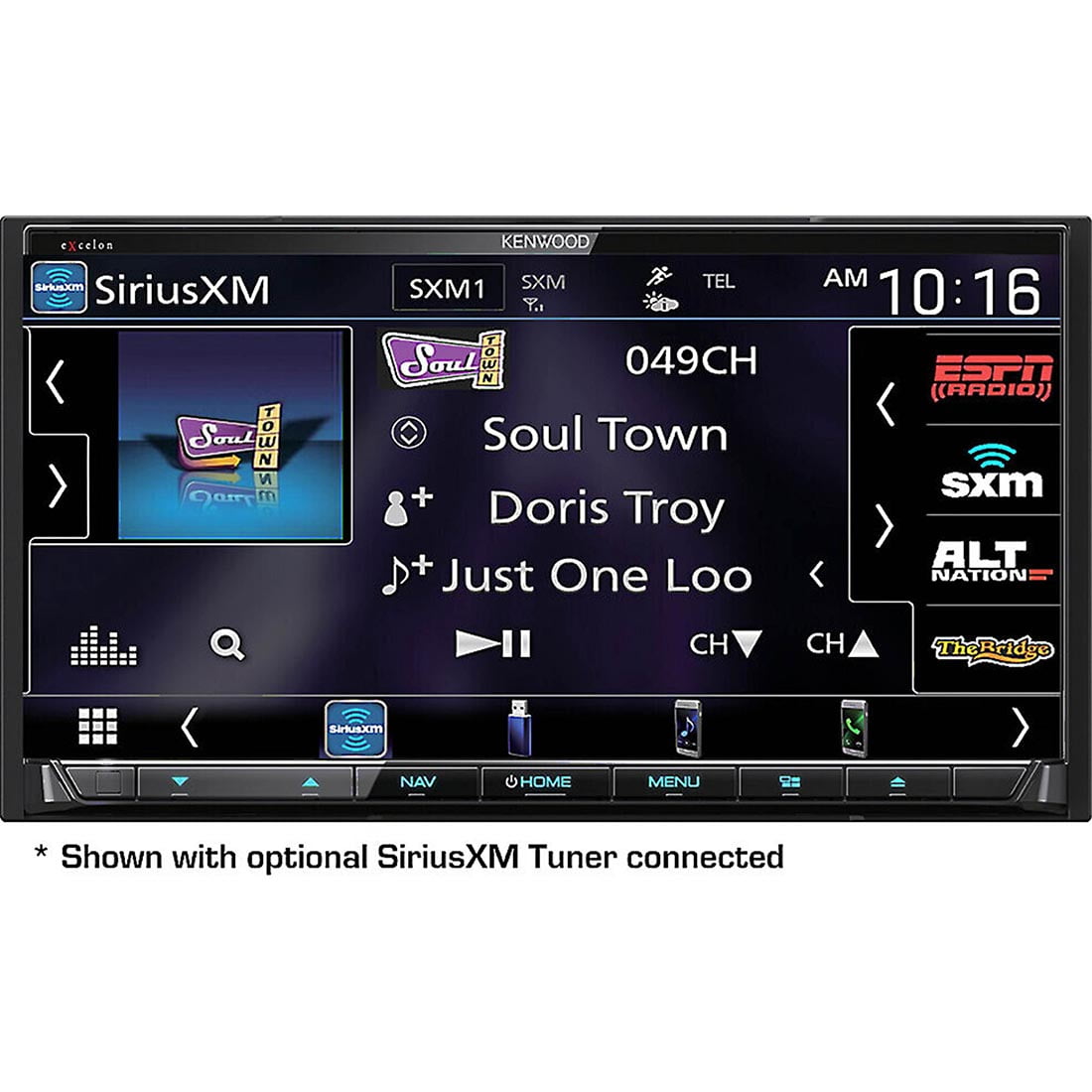 Kenwood eXcelon DNX997XR Navigation DVD Receiver