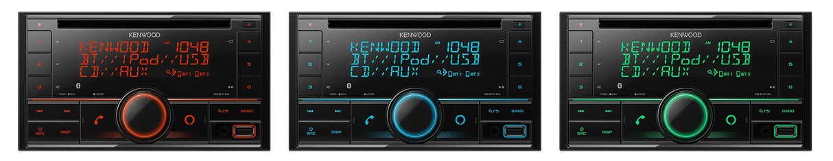 Kenwood eXcelon DPX795BH Dual Din CD Receiver with Bluetooth & HD Radio