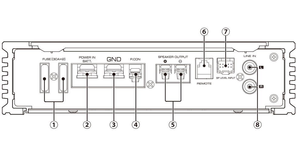 Kenwood eXcelon XM502-1 Mono Subwoofer Powersports/Marine Amplifier