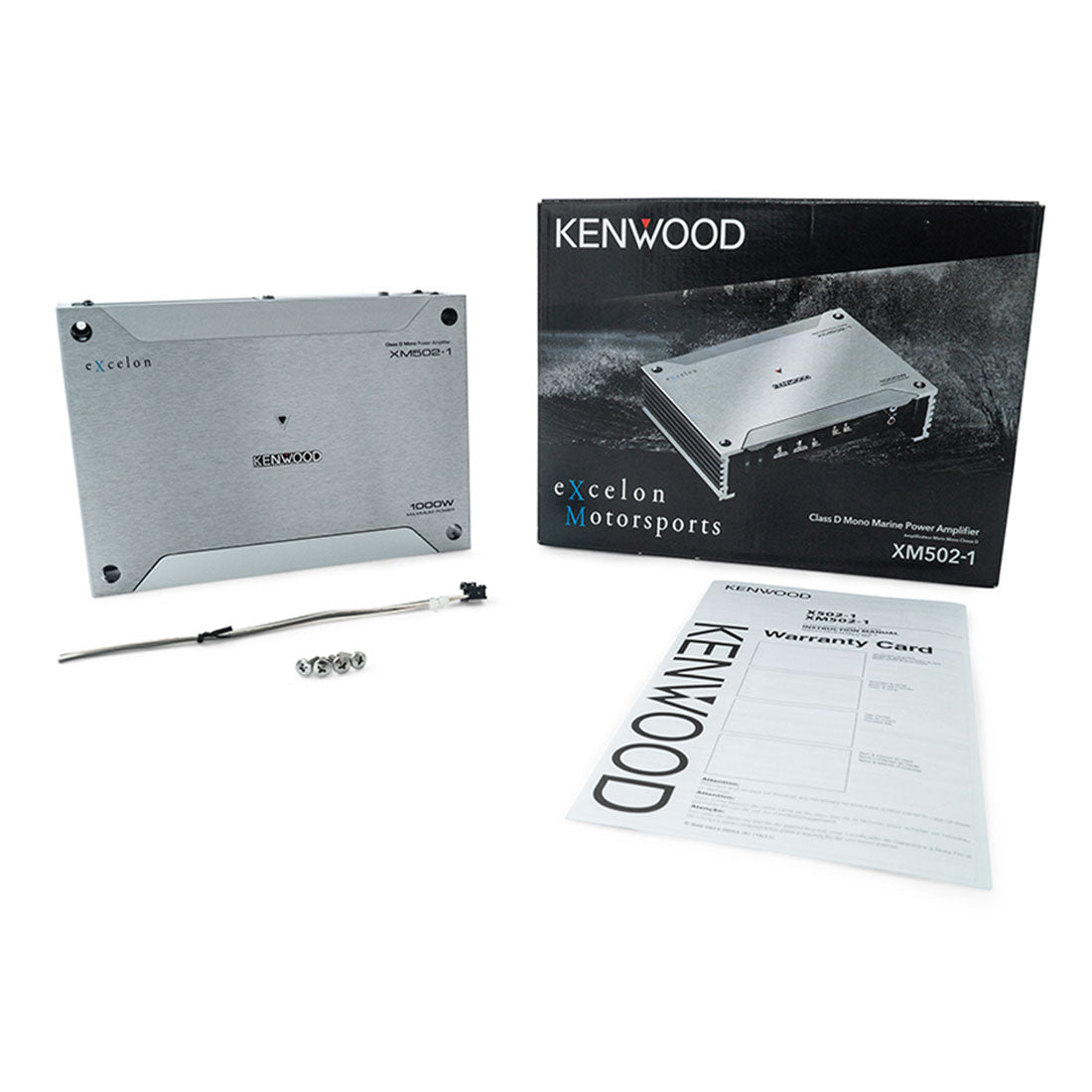 Kenwood eXcelon XM502-1 Mono Subwoofer Powersports/Marine Amplifier