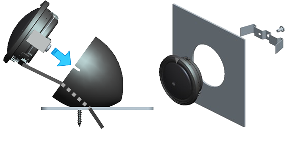 Kenwood eXcelon XR-1701P 6.5″ Component 2-Way Speaker System