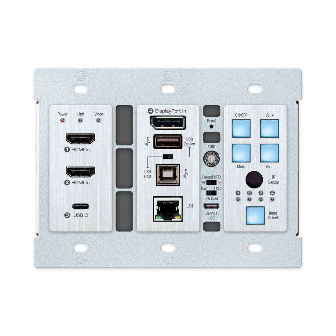 Key Digital KDX4X1WUTX 4 Input Multi-format Switcher