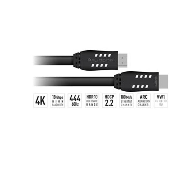 Key Digital KDPRO20 -20Ft HDMI Cable