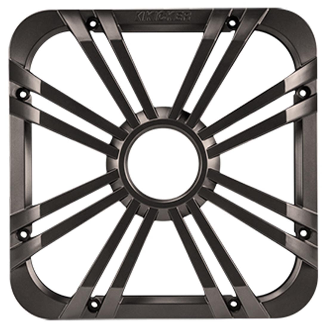 Kicker 11L710GLC 10" Square LED Grille for Solo-Baric L7 Subwoofer - Charcoal