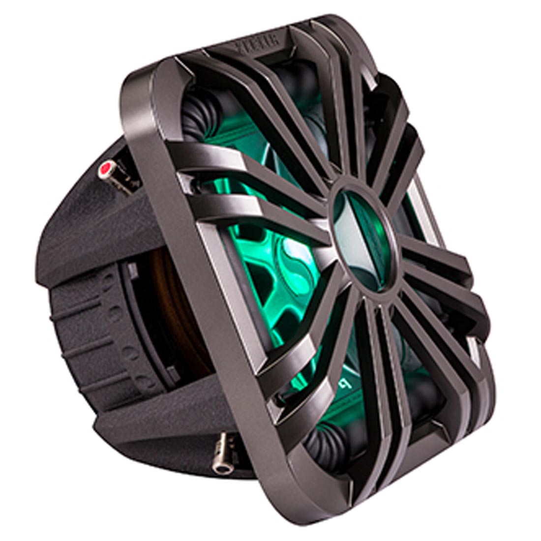 Kicker 11L712GLC 12" Square LED Grille for Solo-Baric L7 Subwoofer - Charcoal