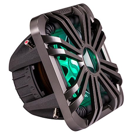 Kicker 11L712GLC 12" Square LED Grille for Solo-Baric L7 Subwoofer - Charcoal