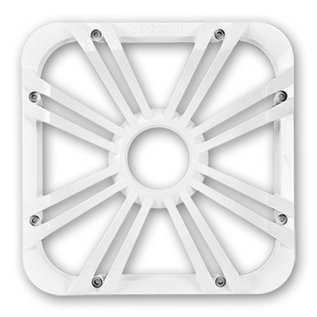 Kicker 11L712GLW 12" Square LED Grille for Solo-Baric L7 Subwoofer - White