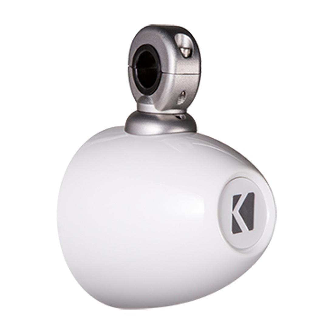 Kicker 40KMMTESW 4” Unloaded Tower Enclosures for Kicker 4" Marine Speakers - White