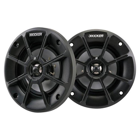 Kicker 40PS42 4" 2-Way 2-Ohm Speakers for Motorcycles, Boats, and ATVs