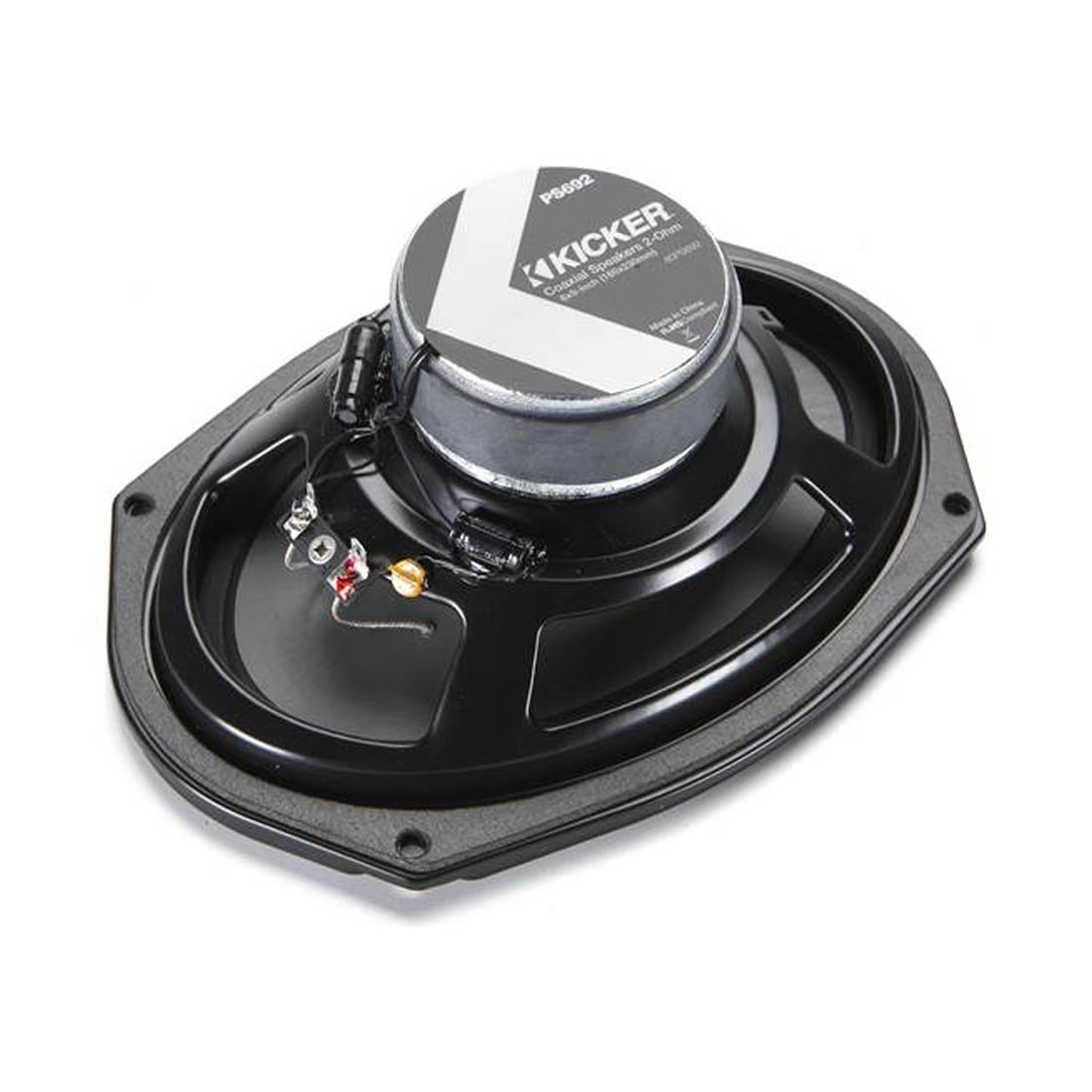 Kicker 40PS692 6"x 9" 2-Way 2-Ohm Speakers for use in Motorcycles, Boats, and ATVs