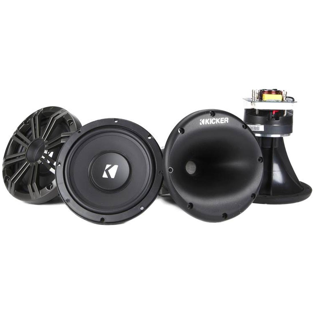 Kicker 41KMS674C 6.75" Marine Component Speaker Tower System