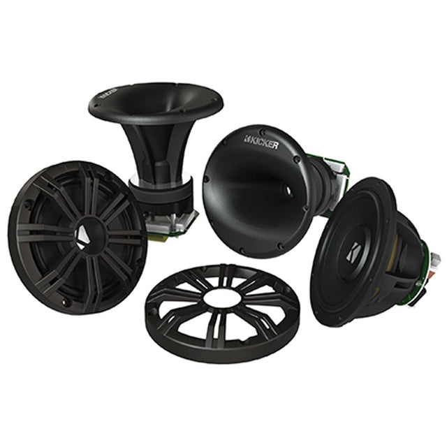 Kicker 41KMS674C 6.75" Marine Component Speaker Tower System