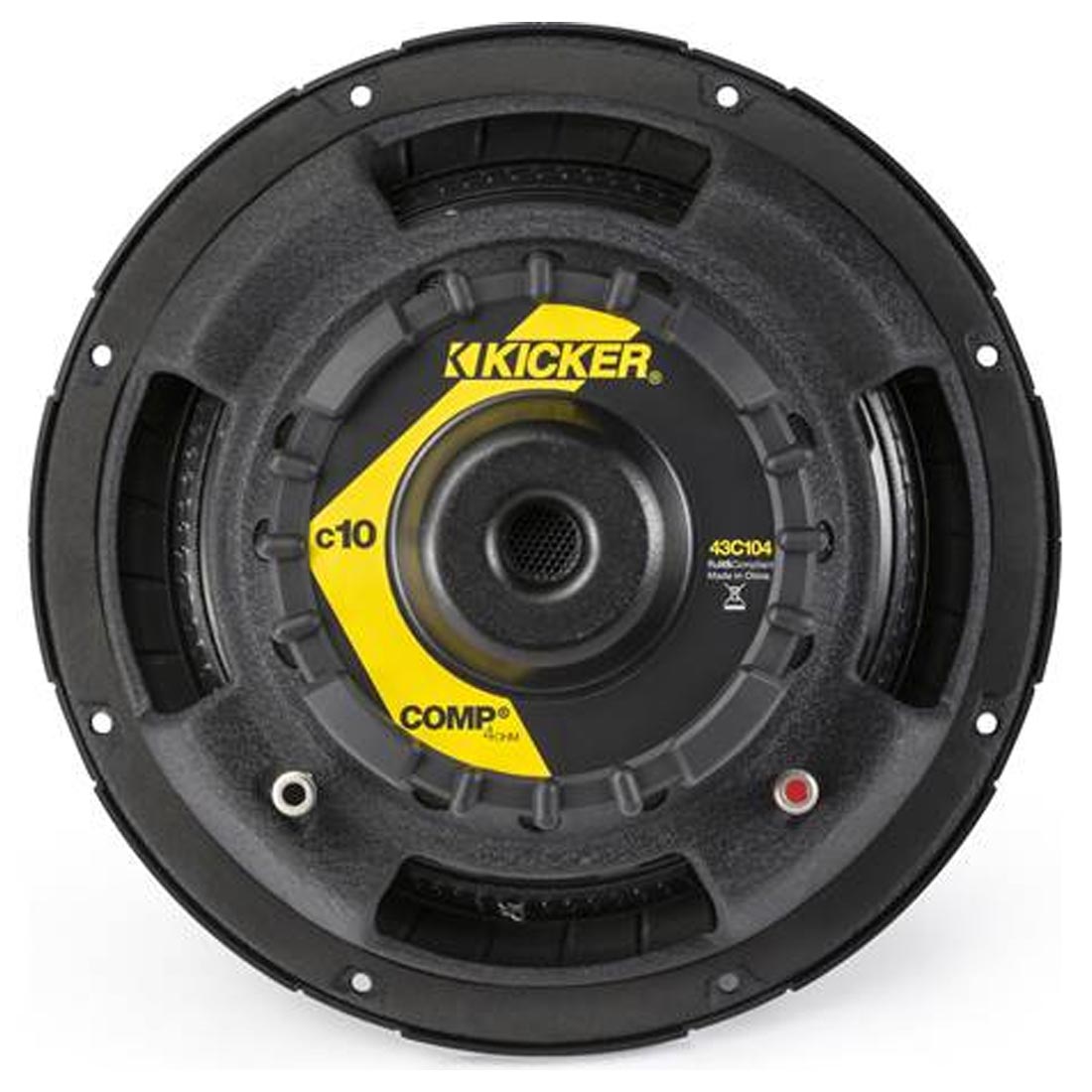 Kicker 43C104 Comp Series 10" 4-Ohm Subwoofer