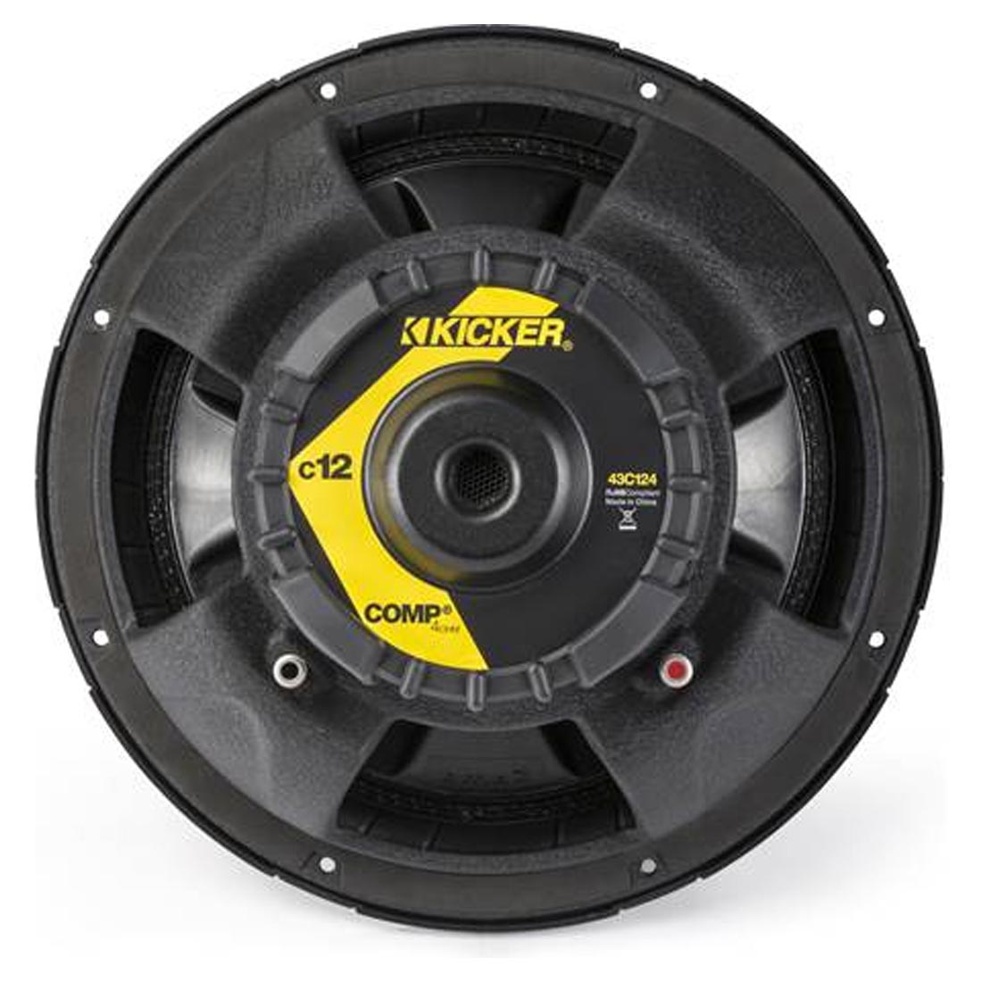 Kicker 43C124 Comp Series 12" 4-Ohm DVC Subwoofer