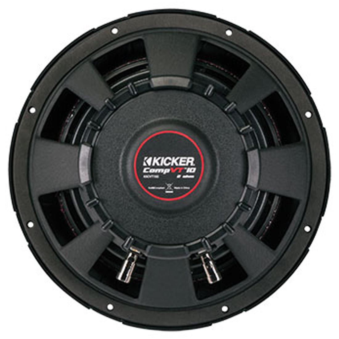 Kicker 43CVT102 10" 2-Ohm Subwoofer