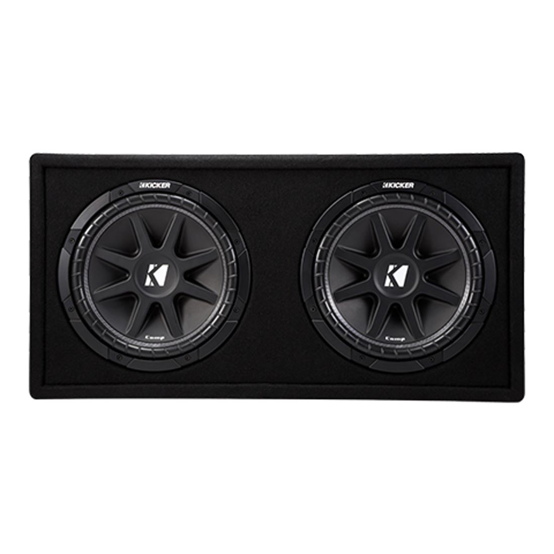 Kicker 43DC122 Ported Enclosure with Dual 12" Comp Subwoofers