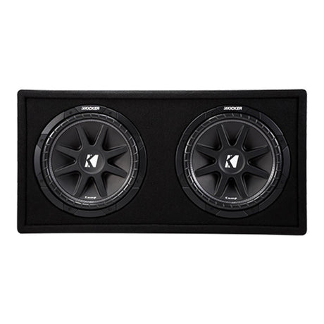 Kicker 43DC122 Ported Enclosure with Dual 12" Comp Subwoofers