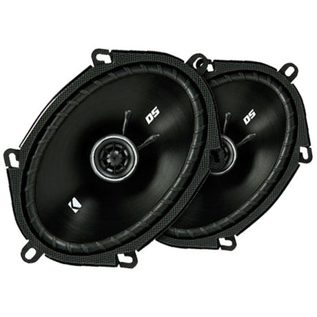 Kicker 43DSC6804 DS Series 6"x8" 2-way Coaxial Car Speakers