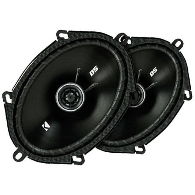 Kicker 43DSC6804 DS Series 6"x8" 2-way Coaxial Car Speakers