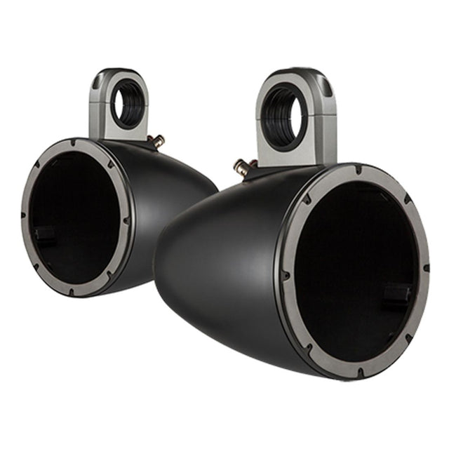 Kicker 43KMTES8B 8” Unloaded Tower Enclosures for Kicker 8" Marine Speakers - Black