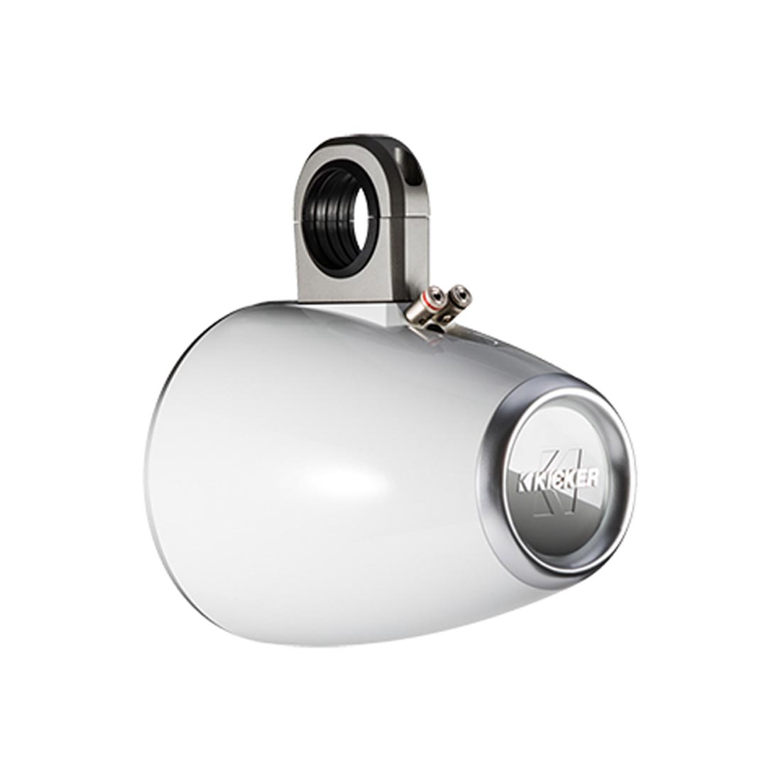 Kicker 43KMTES8W 8” Unloaded Tower Enclosures for Kicker 8" Marine Speakers - White