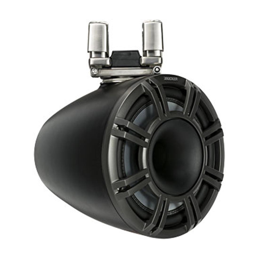 Kicker 44KMTC114 11" Wakeboard Tower Speakers with LED Grilles - Charcoal Black