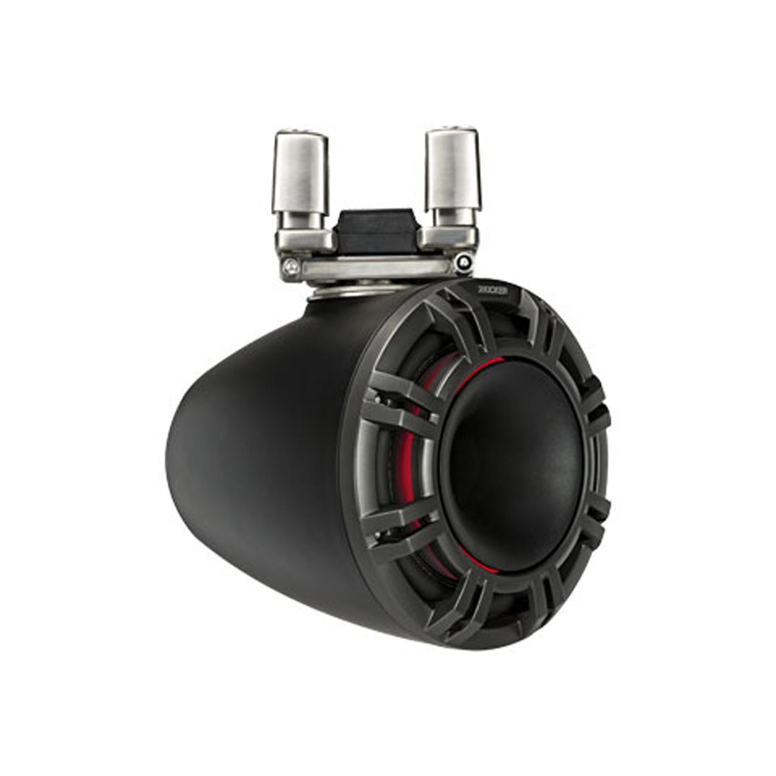 Kicker 44KMTC94 9" Wakeboard Tower Speakers with LED Grilles and Tube-Clamp Mounting