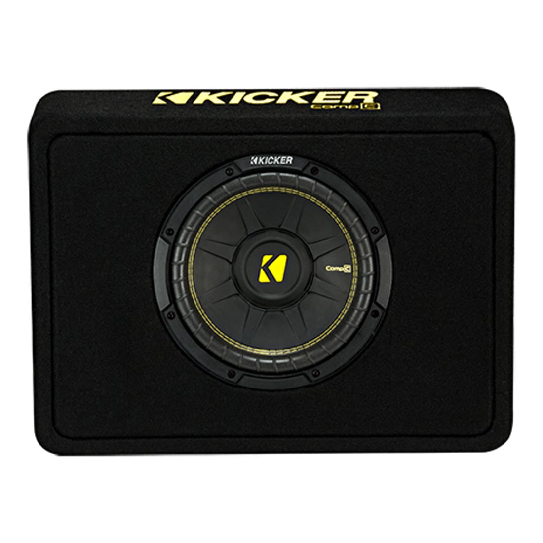 Kicker 44TCWC104 10" 4-Ohm Single Loaded Ported Truck Subwoofer Enclosure