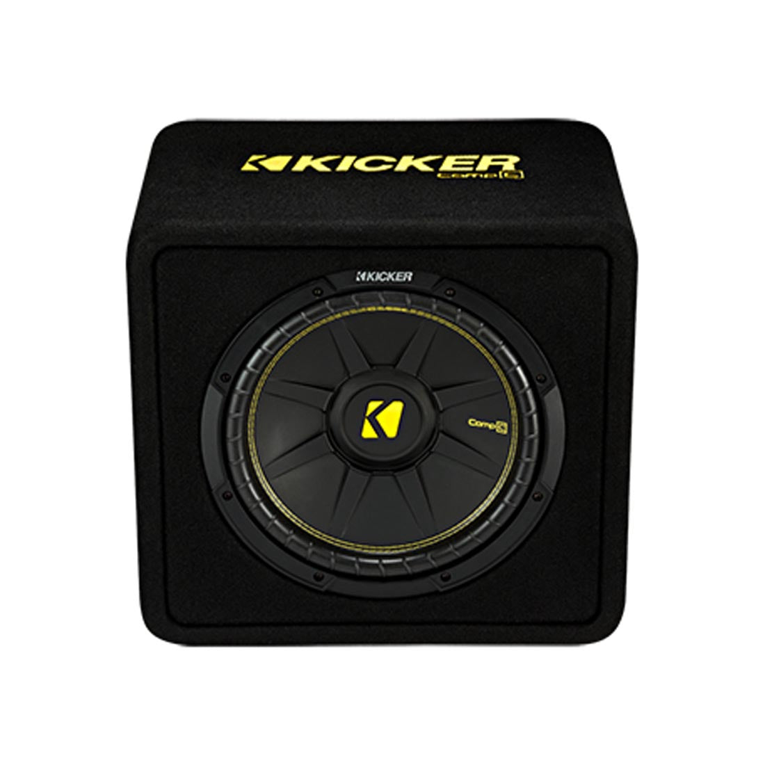 Kicker 44VCWC122 12" 2-Ohm Single Loaded Ported Subwoofer Enclosure