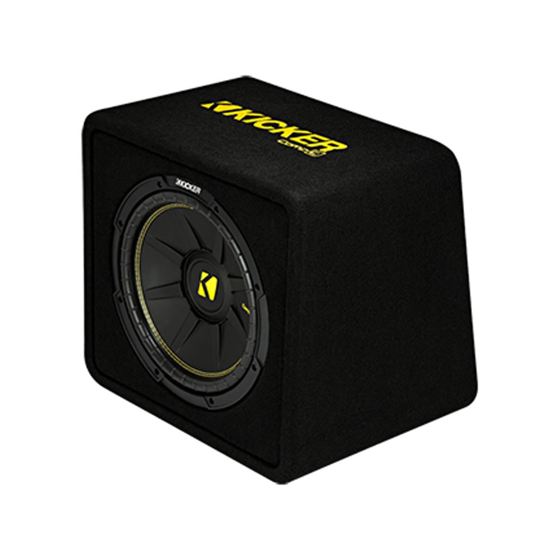 Kicker 44VCWC124 12" 4-Ohm Single Loaded Ported Subwoofer Enclosure