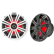 Kicker 45KM84L 8" Full-Range 4-Ohm Marine Speakers with LED Lighting