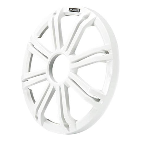 Kicker 45KMG10W 10″ LED Marine Subwoofer Grille — for KM10 and KMF10 Subs – White – Each