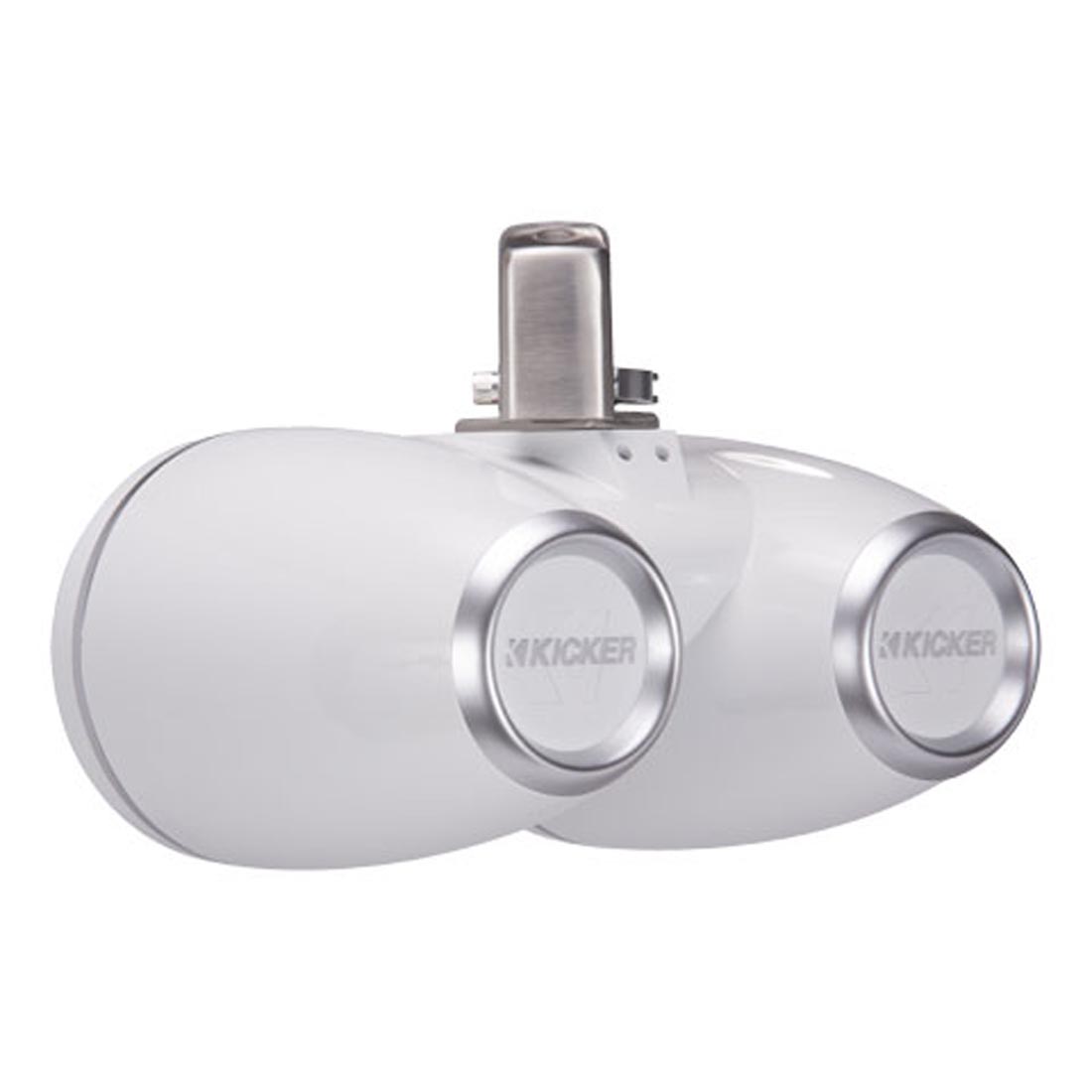 Kicker 45KMTDC65W Dual 6.5" Wakeboard Tower Speakers - White