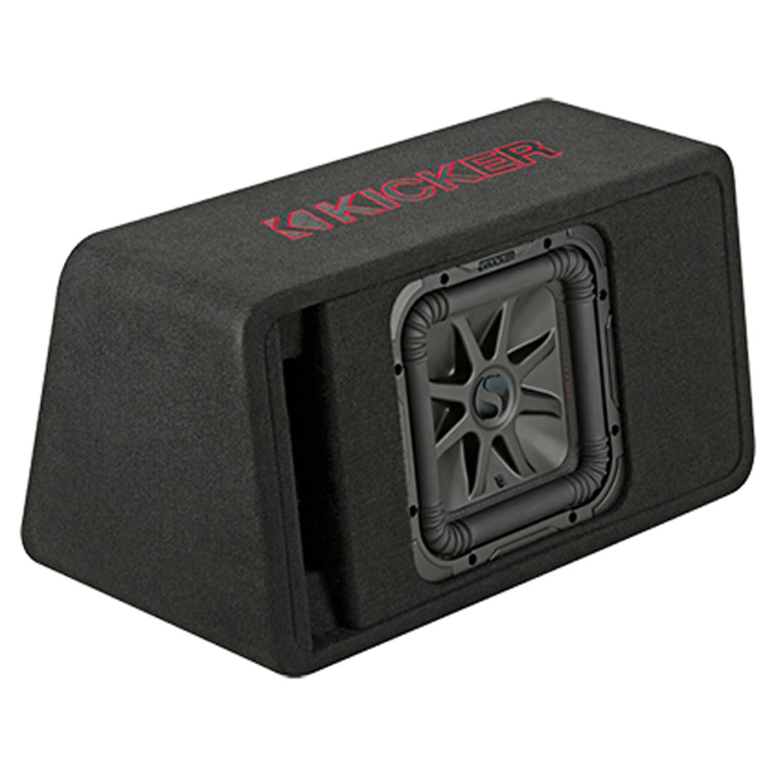 Kicker 45VL7R102 1000W 10" Single Solo-Baric L7R 2-Ohm Loaded Vented Enclosure