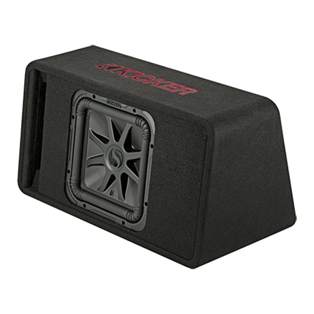 Kicker 45VL7R122 Loaded 2-Ohm Vented Enclosure with Single Solo-Baric L7R 12" Subwoofer