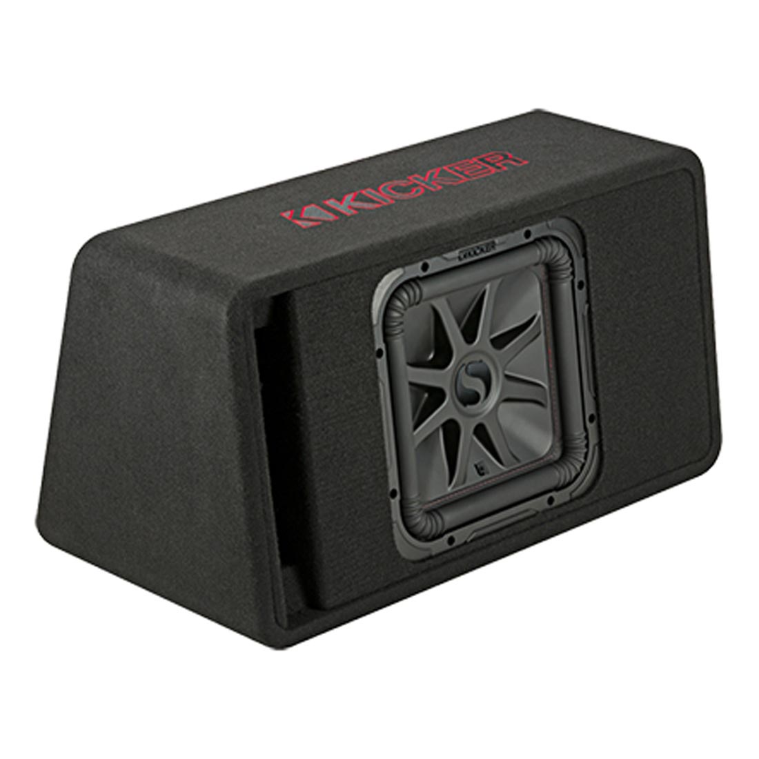 Kicker 45VL7R122 Loaded 2-Ohm Vented Enclosure with Single Solo-Baric L7R 12" Subwoofer