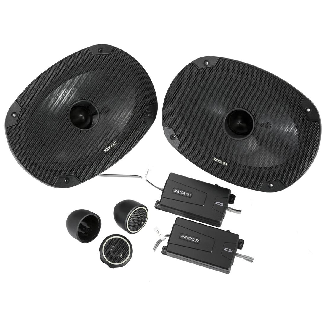Kicker 46CSS684 CS Series 6"x8" Component Speaker System