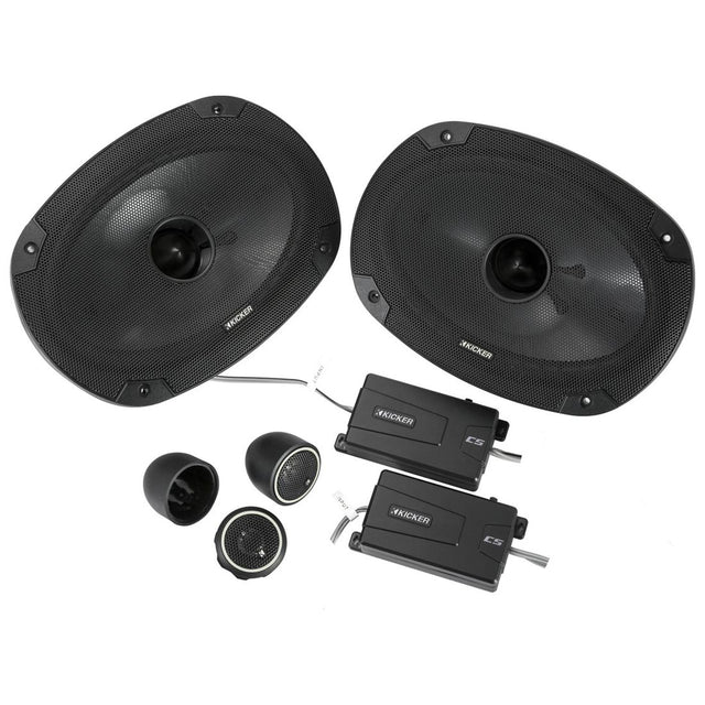 Kicker 46CSS684 CS Series 6"x8" Component Speaker System