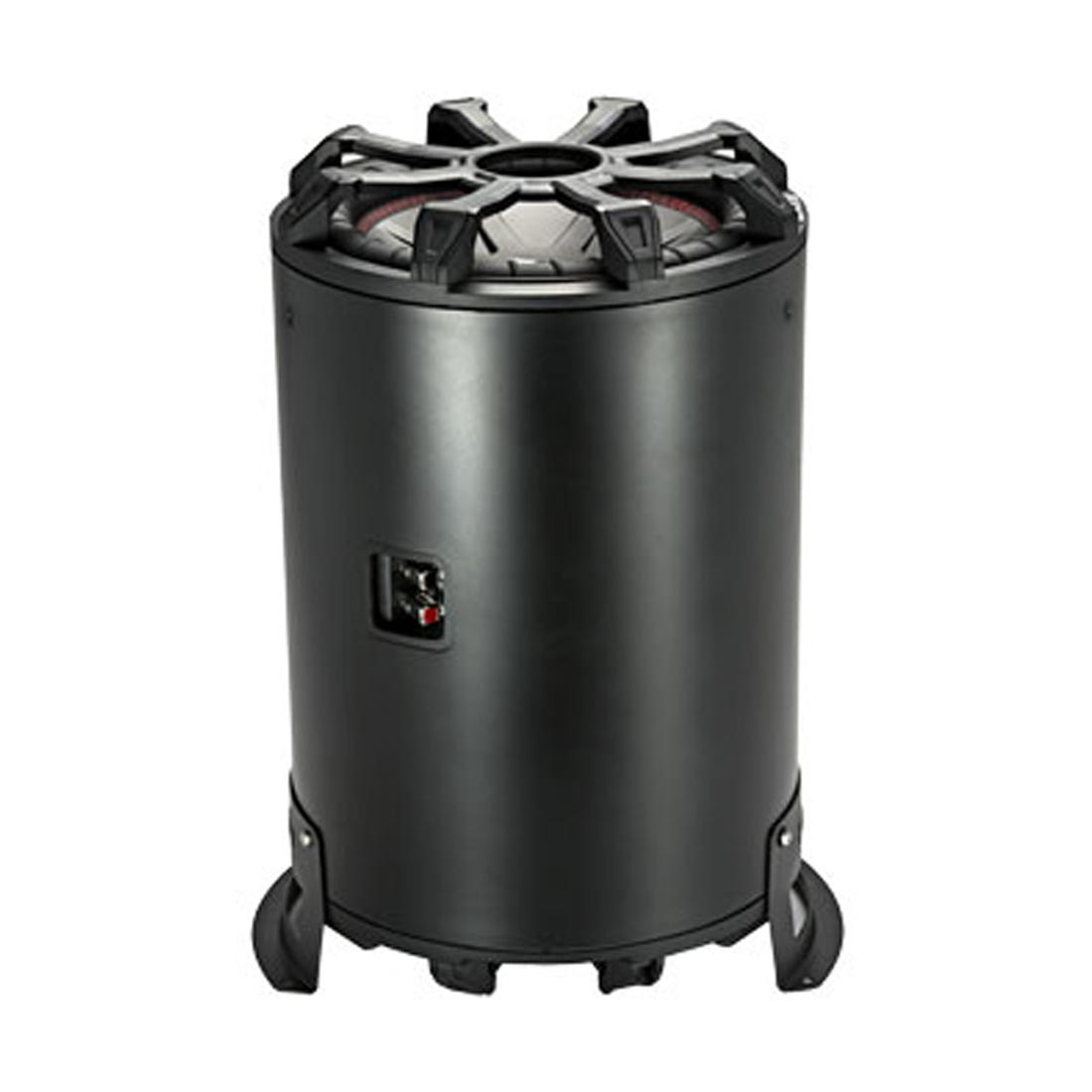 Kicker 46CWTB102 Weather-Proof Sealed Tube Enclosure with One 10" 2-ohm Subwoofer and 10" Passive Speaker