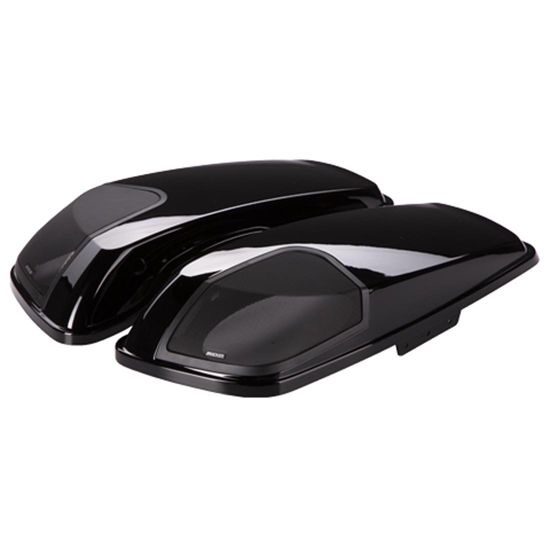 Kicker 46HDBLVB Unloaded Bag Lids for Select 2014+ Harley-Davidson Motorcycles - Vivid Black