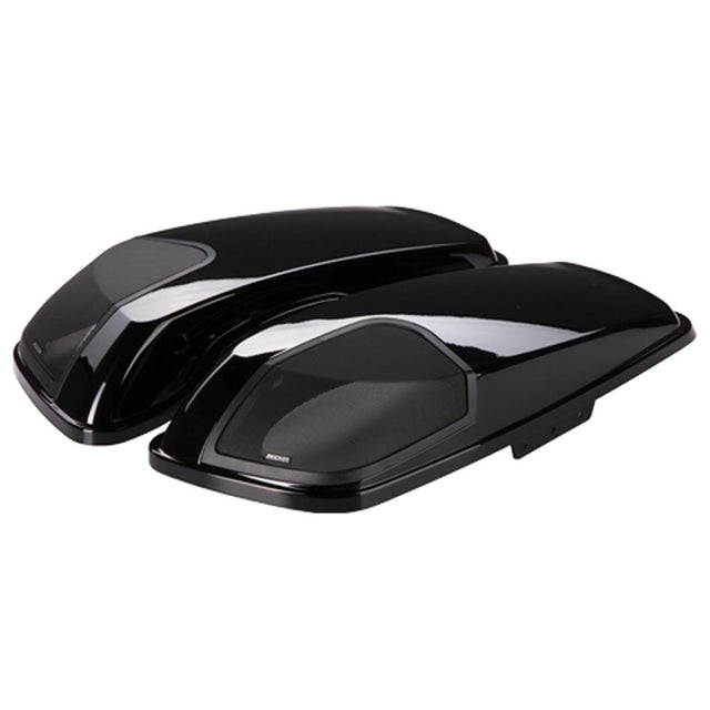 Kicker 46HDBLVB Unloaded Bag Lids for Select 2014+ Harley-Davidson Motorcycles - Vivid Black