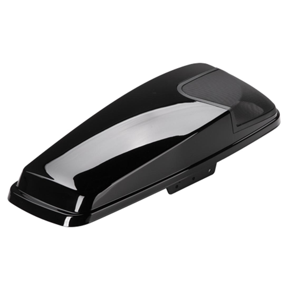 Kicker 46HDBLVB Unloaded Bag Lids for Select 2014+ Harley-Davidson Motorcycles - Vivid Black