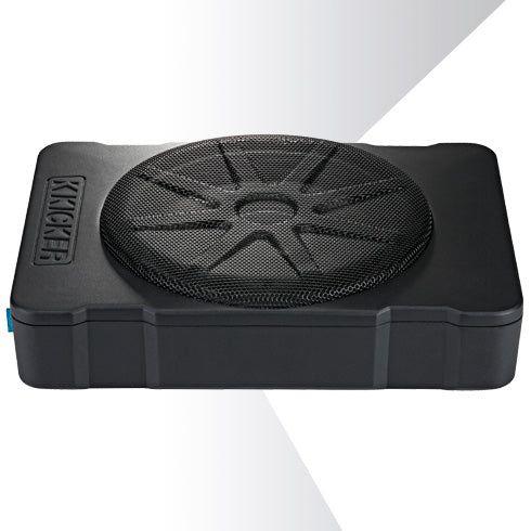 Kicker 46HS10 Hideaway Series 10" Compact Powered Subwoofer with 180-Watt Amp