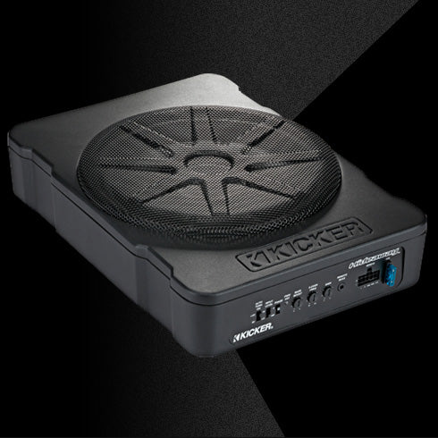 Kicker 46HS10 Hideaway Series 10" Compact Powered Subwoofer with 180-Watt Amp